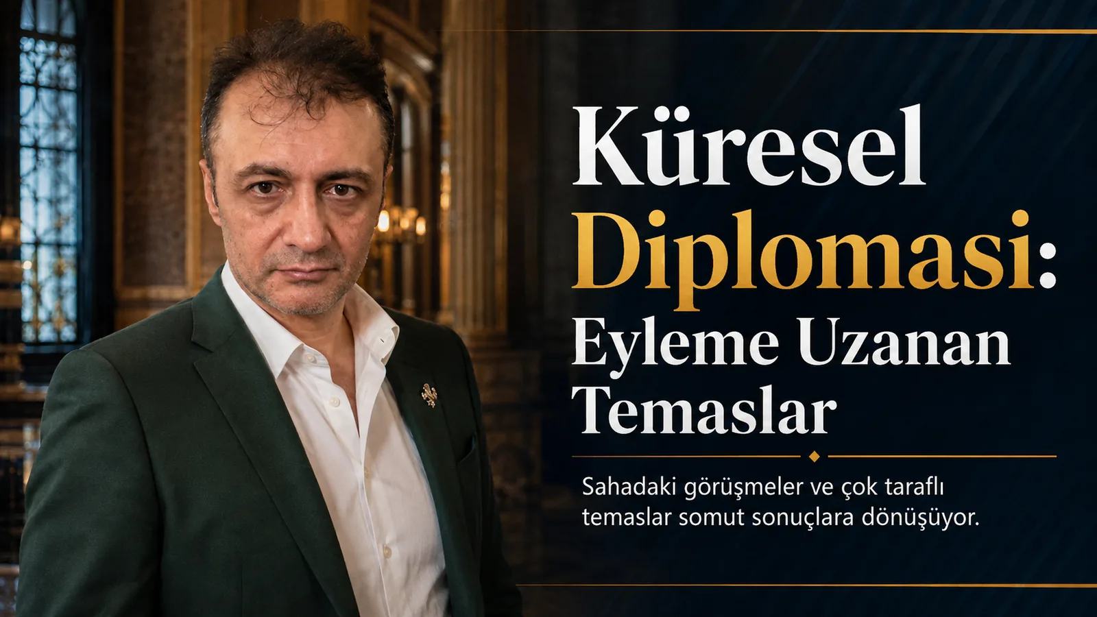 Prof. Dr. Bilal Semih Bozdemir — Küresel Diplomasi — Eyleme Uzanan Temaslar