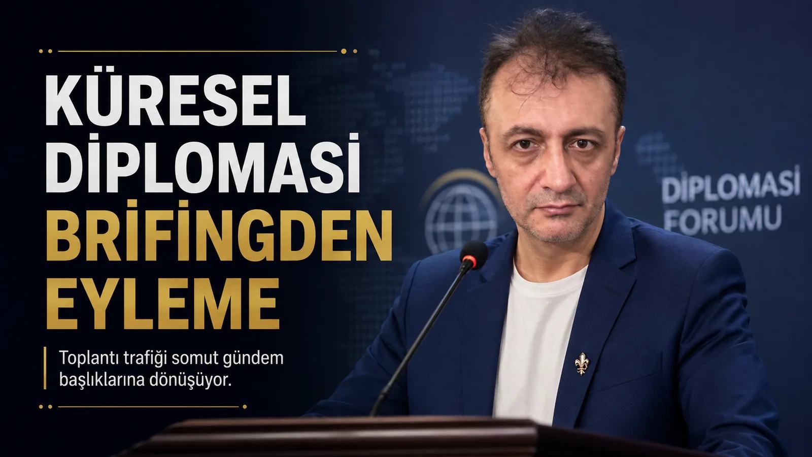 Prof. Dr. Bilal Semih Bozdemir — Küresel Diplomasi Brifingi — Eyleme Dönüşen Gündem